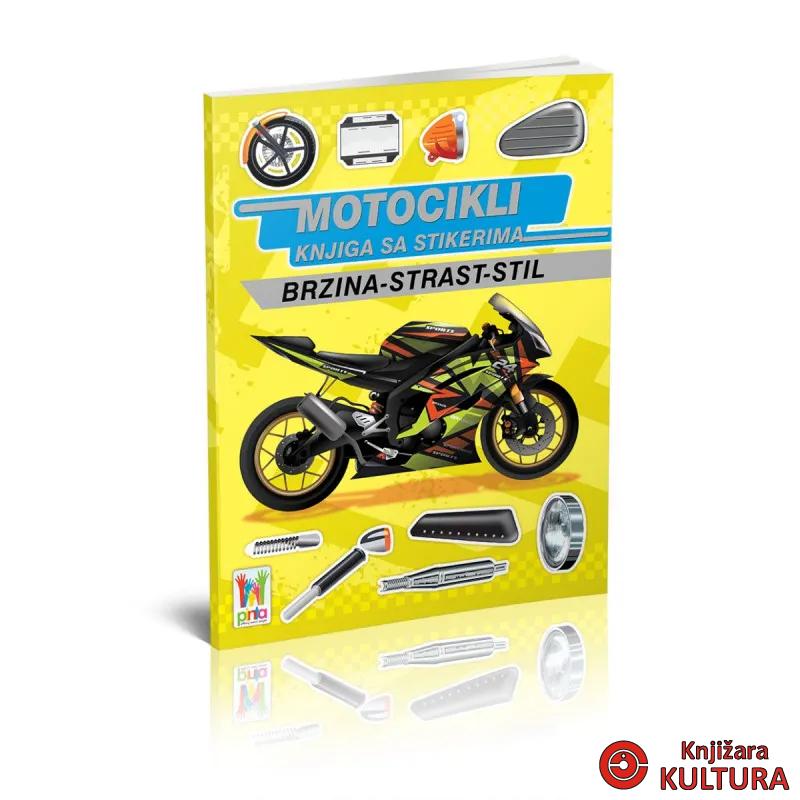 KNJIGA SA STIKERIMA - MOTOCIKLI 