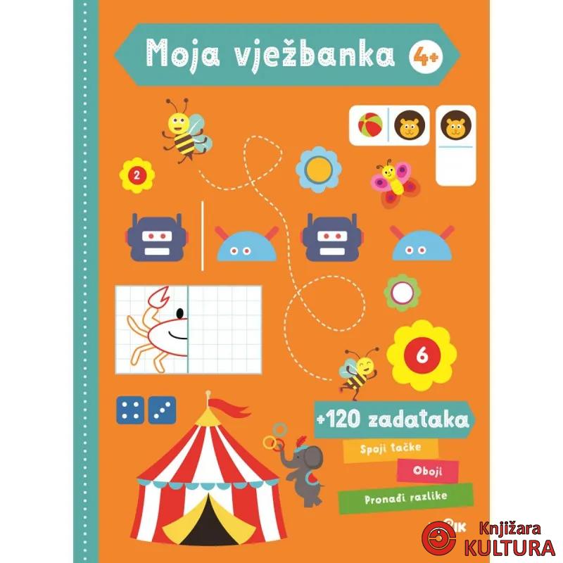 MOJA VJEŽBANKA 4+ NARANDŽASTA 