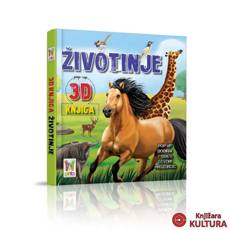 3D KNJIGA ŽIVOTINJE POP-UP 