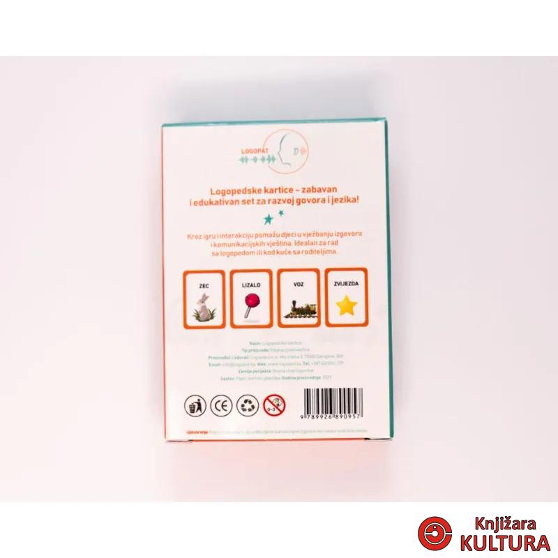 LOGOPEDSKE KARTICE-SLOVO Z-LATINICA 