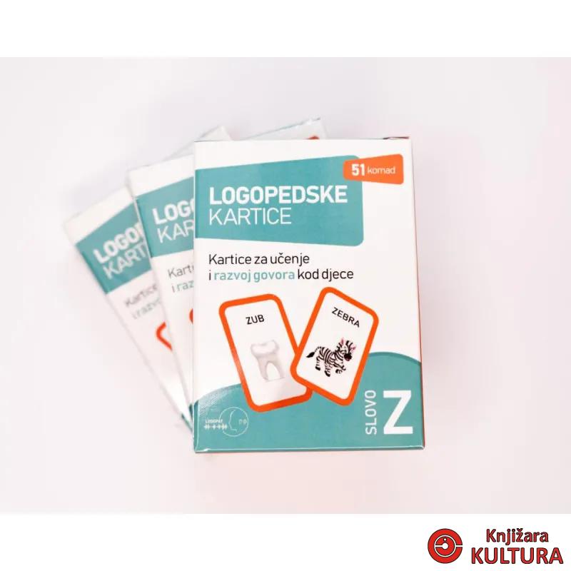 LOGOPEDSKE KARTICE-SLOVO Z-LATINICA 