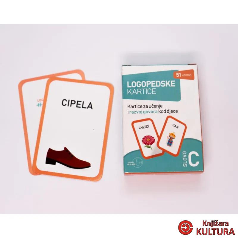 LOGOPEDSKE KARTICE-SLOVO C-LATINICA 