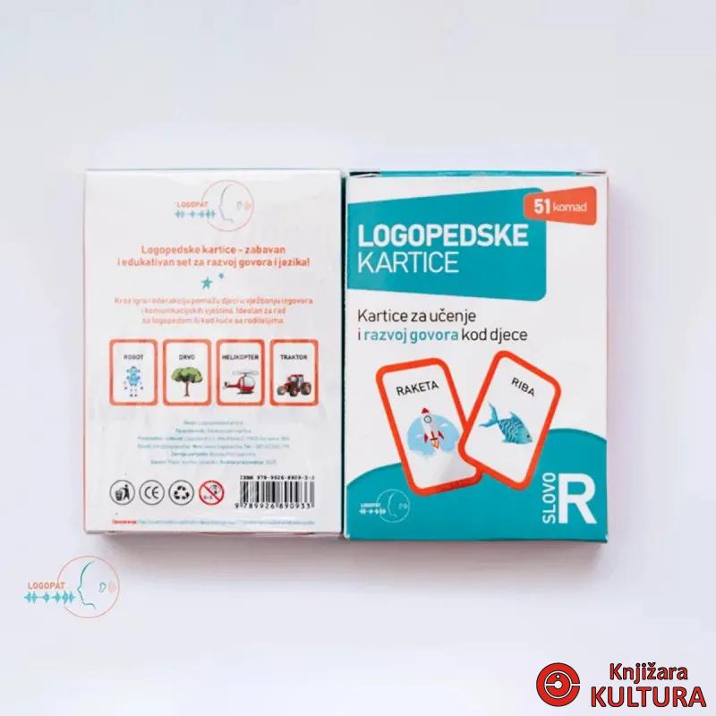 LOGOPEDSKE KARTICE-SLOVO R-LATINICA 