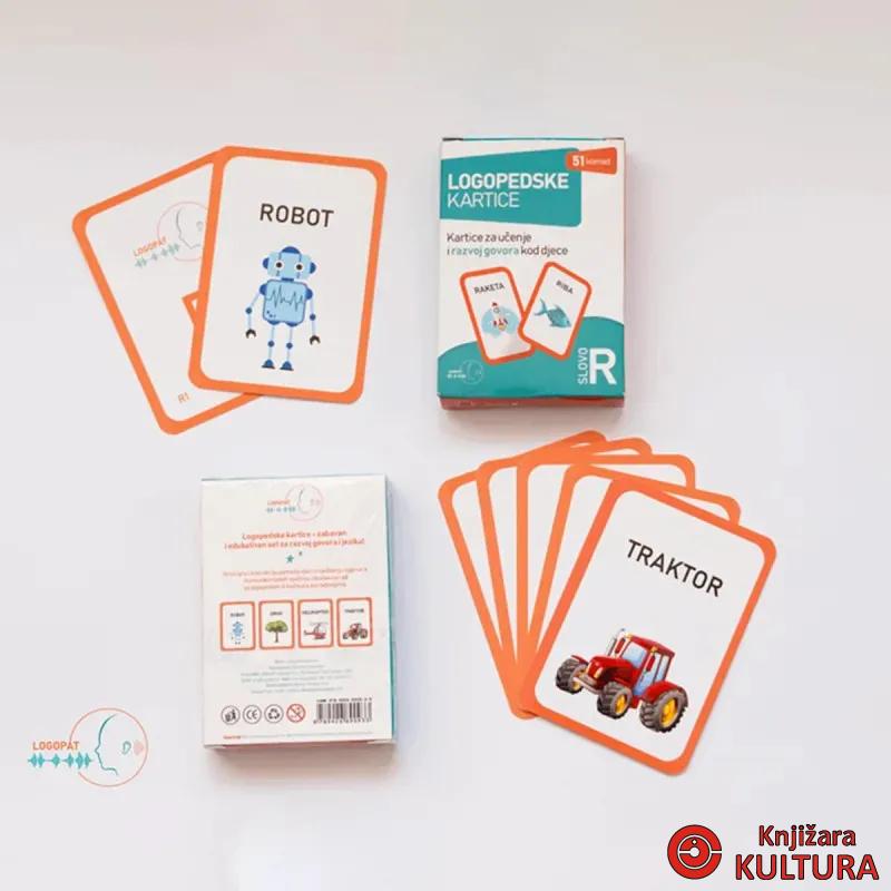 LOGOPEDSKE KARTICE-SLOVO R-LATINICA 