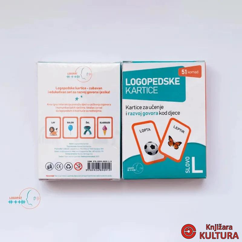 LOGOPEDSKE KARTICE-SLOVO L-LATINICA 