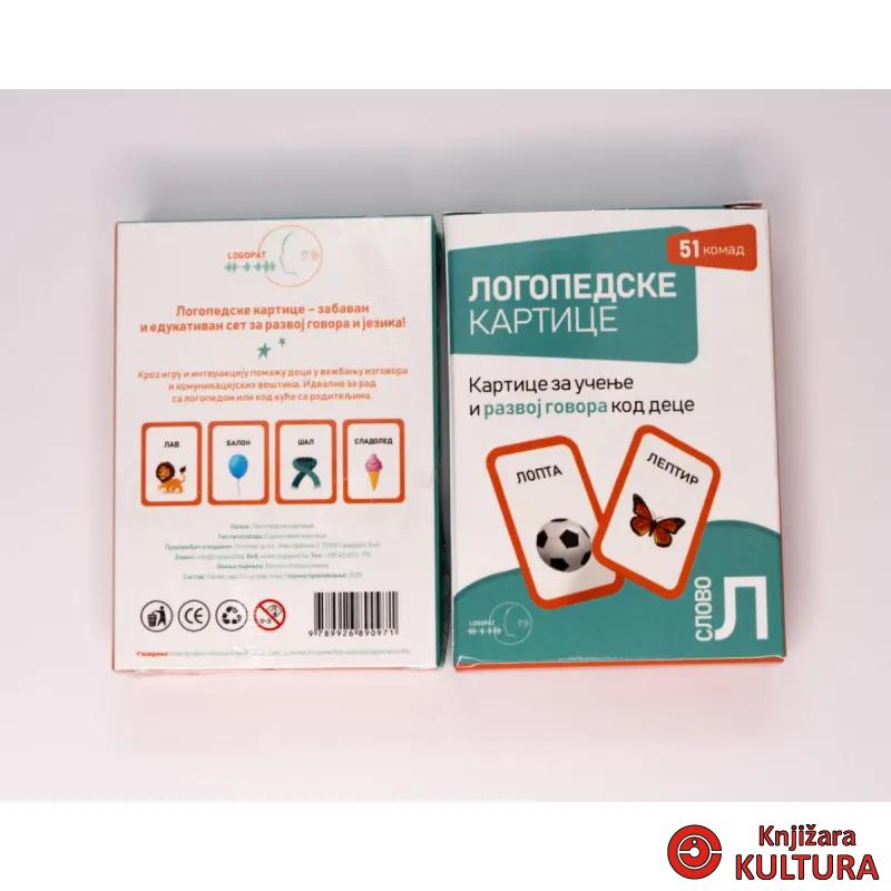 LOGOPEDSKE KARTICE-SLOVO L-ĆIRILICA 