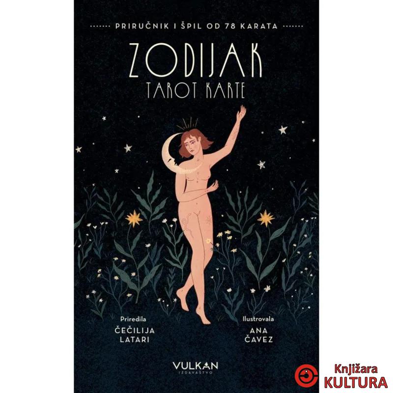 Zodijak tarot karte-priručnik i špil od 78 karata 