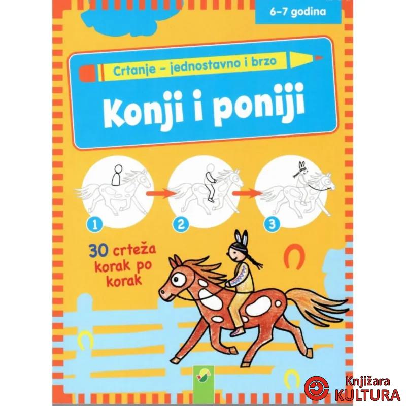 CRTANJE JEDNOSTAVNO I BRZO-KONJI I PONIJI 