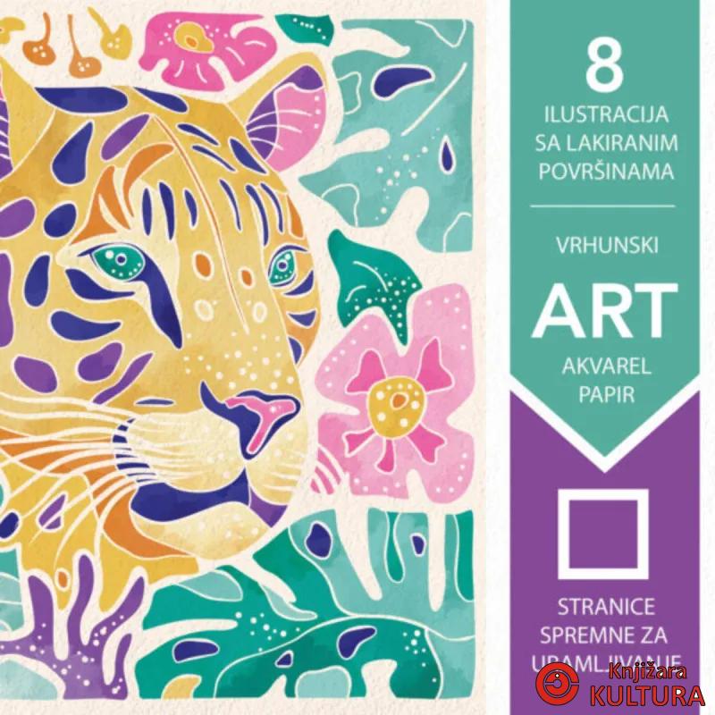 Magična akvarel bojanka: Veličanstvene životinje 