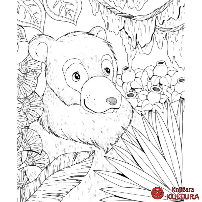 Knjiga o džungli - bojanka 