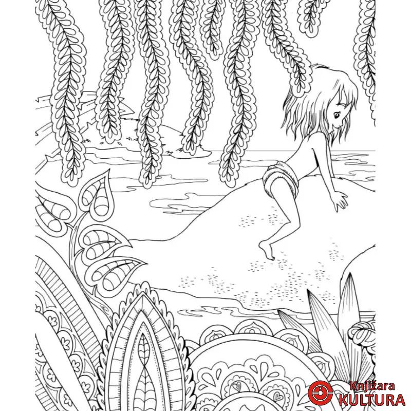 Knjiga o džungli - bojanka 