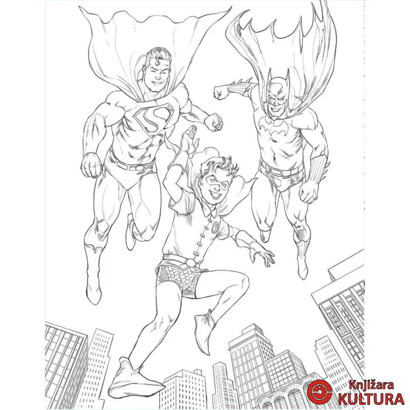 DC junaci - bojanka 