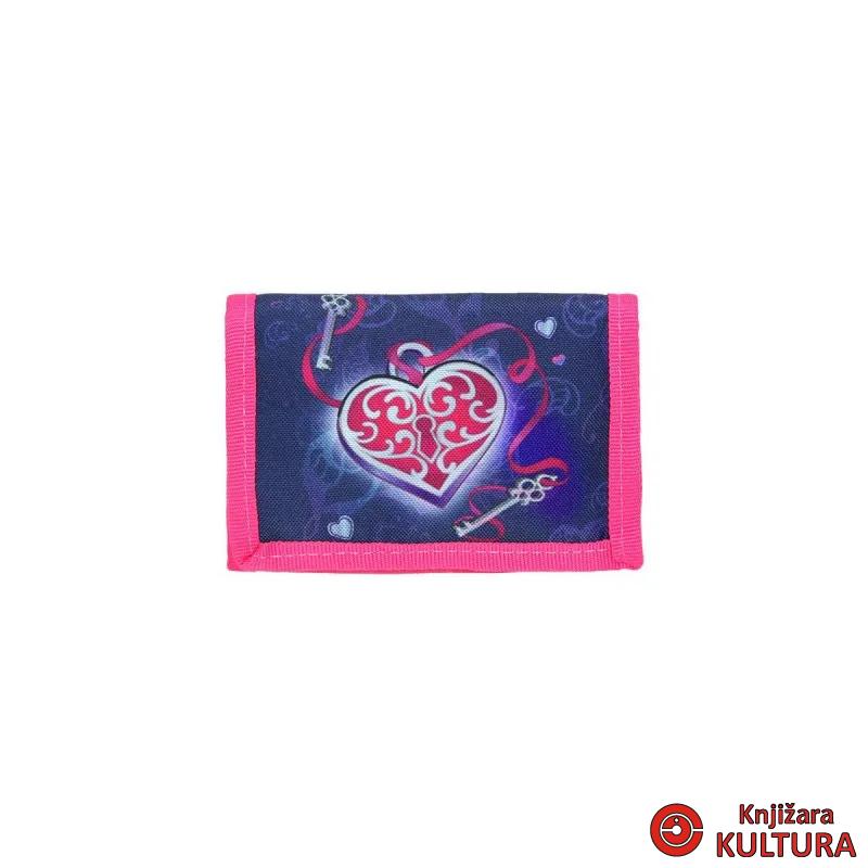NOVČANIK DJEČ.KEY HEART 