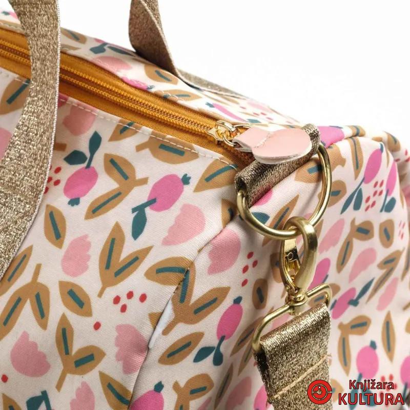 TORBA DUFFEL - Pink bird 