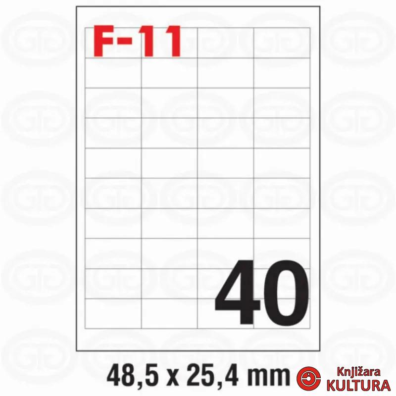 NALJEPNICE FORNAX 48.5*25.4 