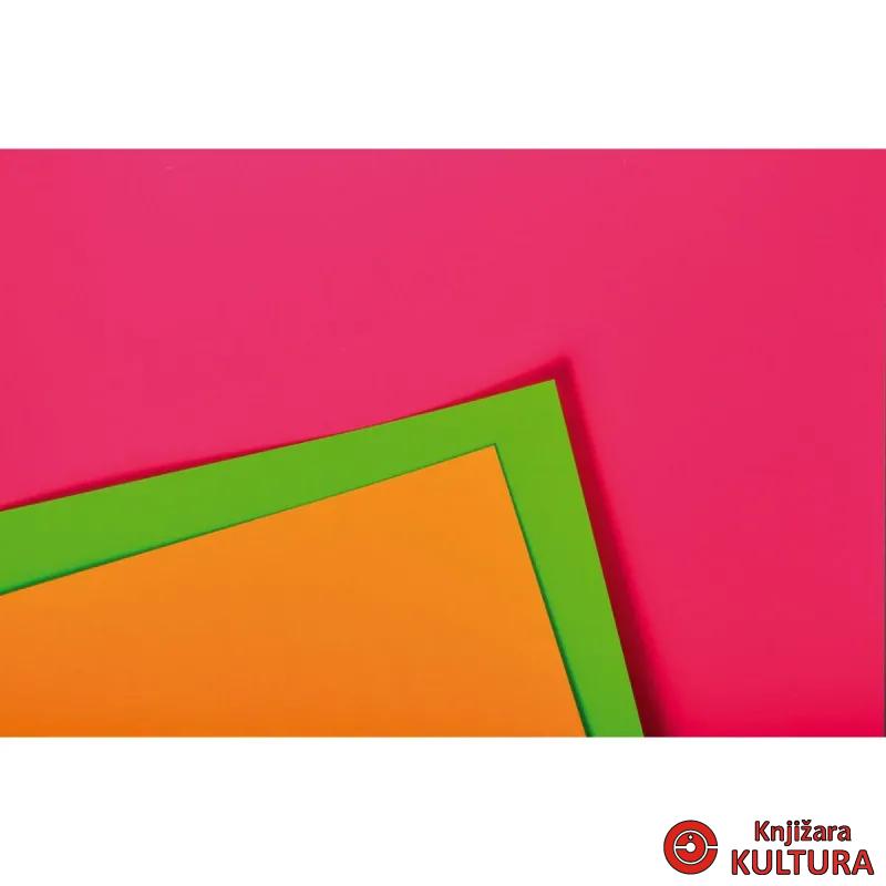 PAPIR FLUO A4 250g ROZE 