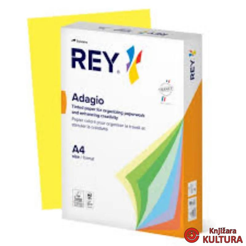 PAPIR COPY REY ADAGIO A4 80GR YELLOW SYLVAMO 