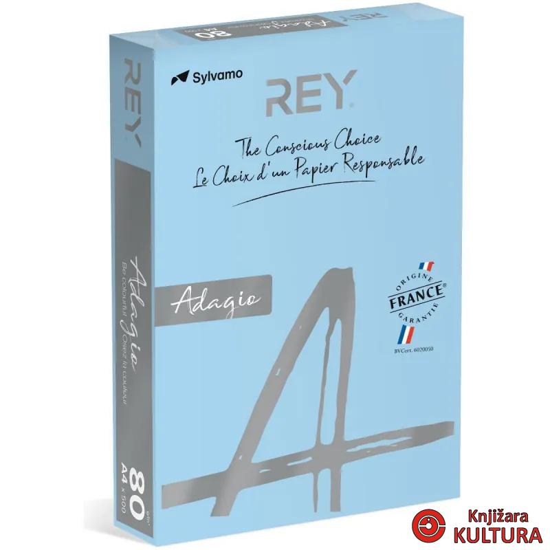 PAPIR COPY REY ADAGIO A4 80GR BRIGHT BLUE SYLVAMO 