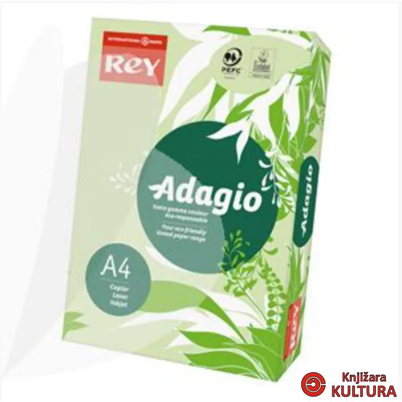 PAPIR COPY REY ADAGIO A4 80GR BRIGHT GREEN SYLVAMO 
