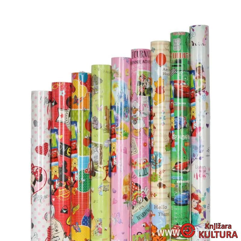 UKRASNI PAPIR DISNEY 2mX70cm 