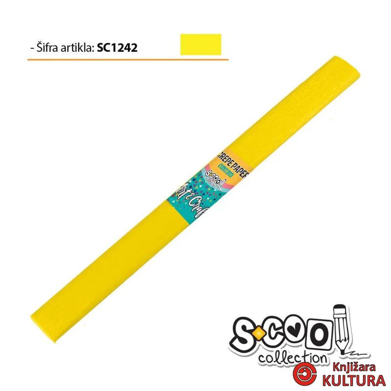 KREP PAPIR S-COOL ŽUTI 50*200 SC1242 