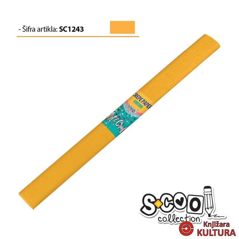 KREP PAPIR S-COOL TAMNO ŽUTI 50*200 SC1243 
