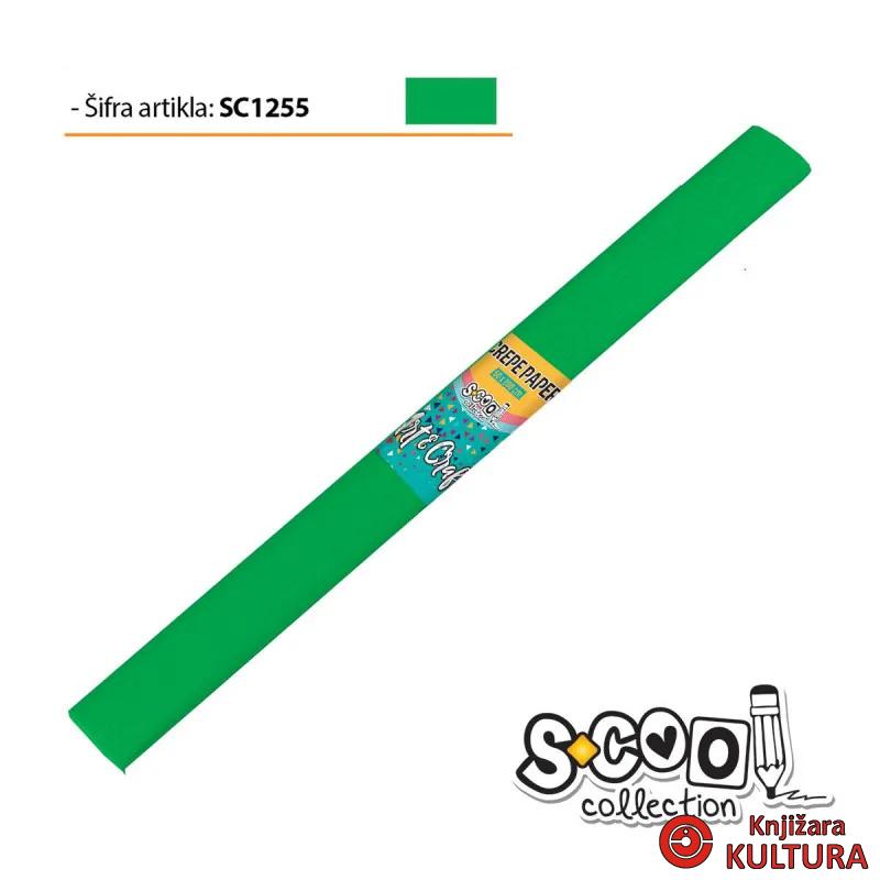 KREP PAPIR S-COOL ZELENI 50*200 SC1255 