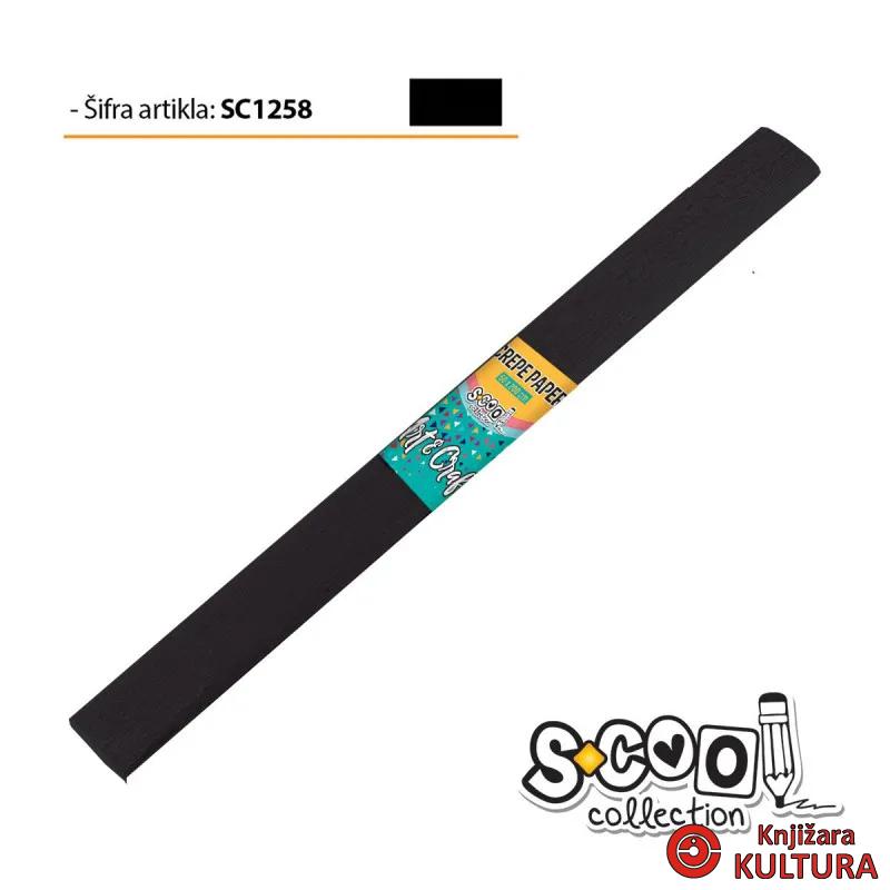 KREP PAPIR S-COOL CRNI 50*200 SC1258 