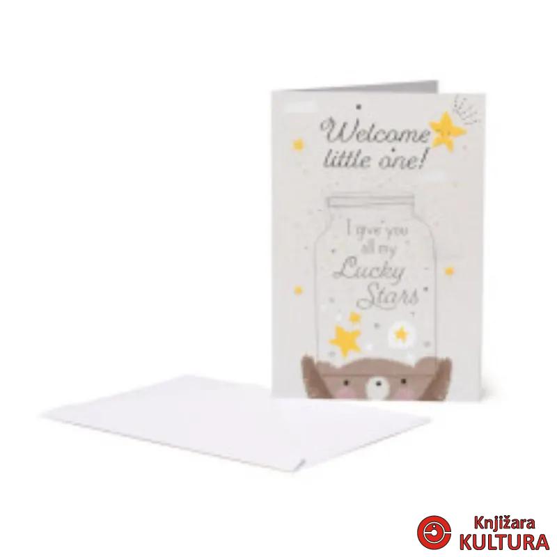 ČESTITKA L - NEW BABY BORN 