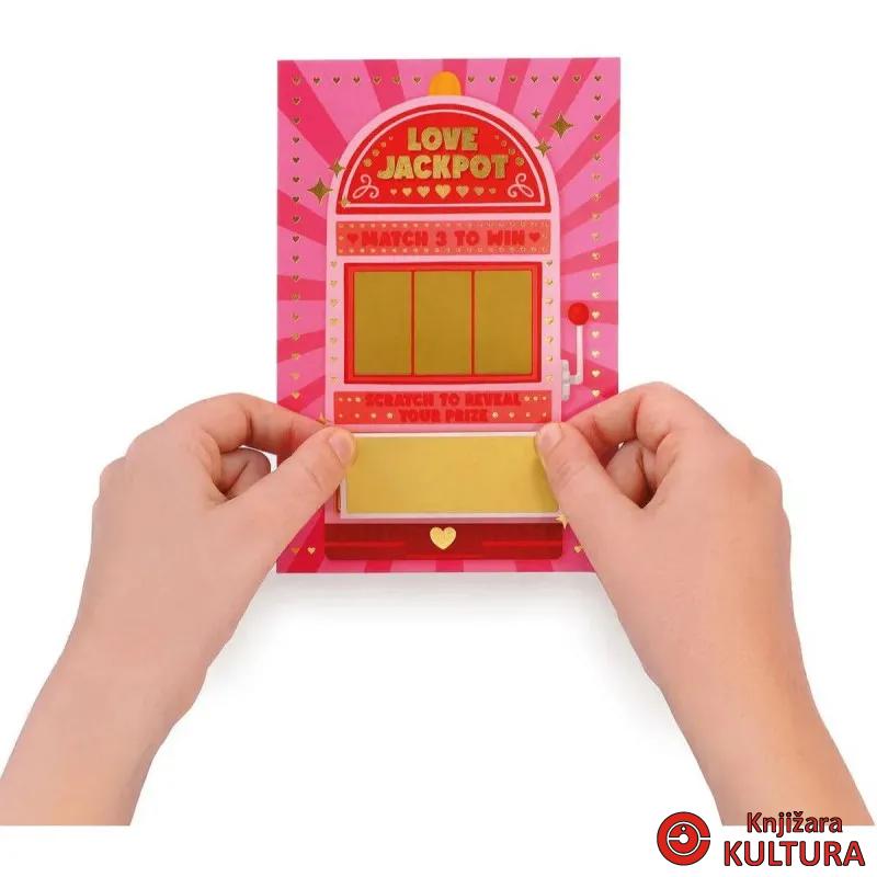 ČESTITKA GREBALICA - LOVE JACKPOT 