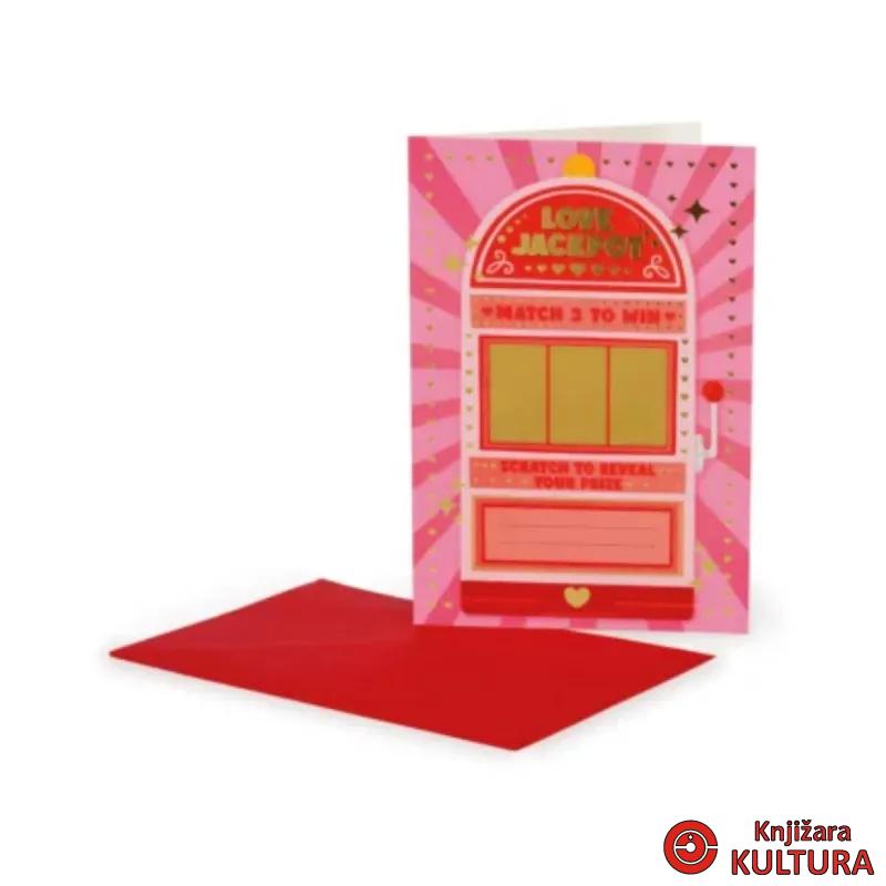 ČESTITKA GREBALICA - LOVE JACKPOT 