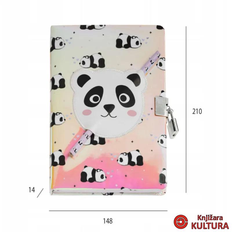 DNEVNIK HOLOGRAPHIC PANDA B2F 