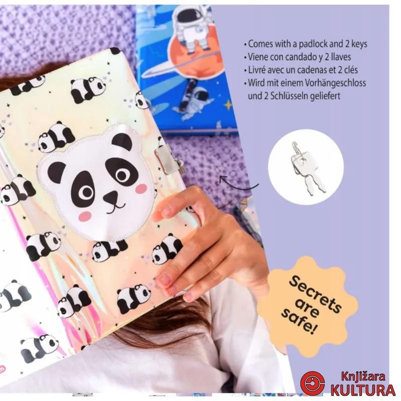 DNEVNIK HOLOGRAPHIC PANDA B2F 