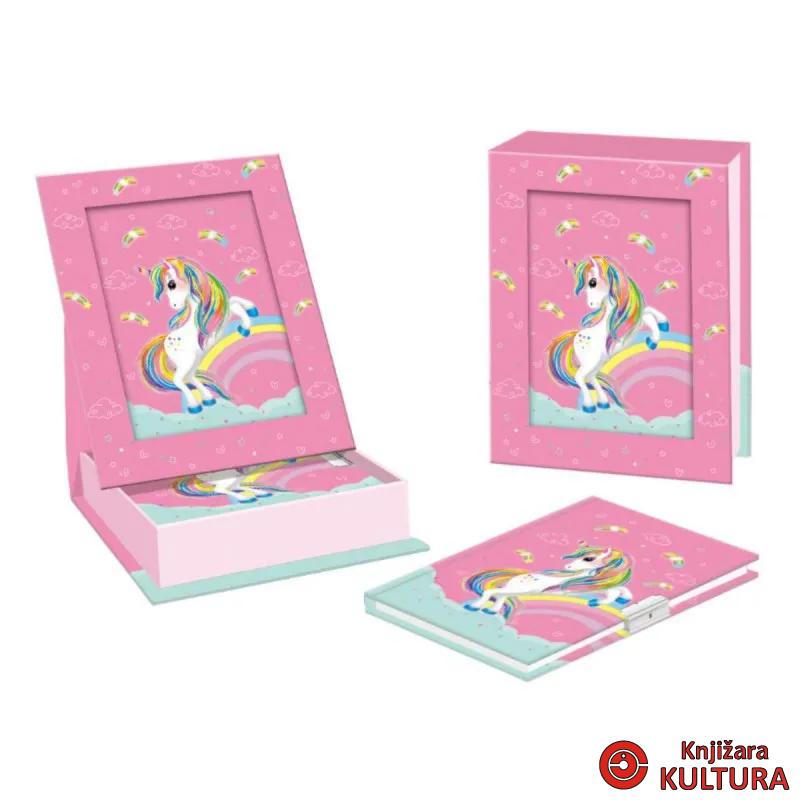 DNEVNIK SA KLJUČEM JEDNOROG 56L F642005 