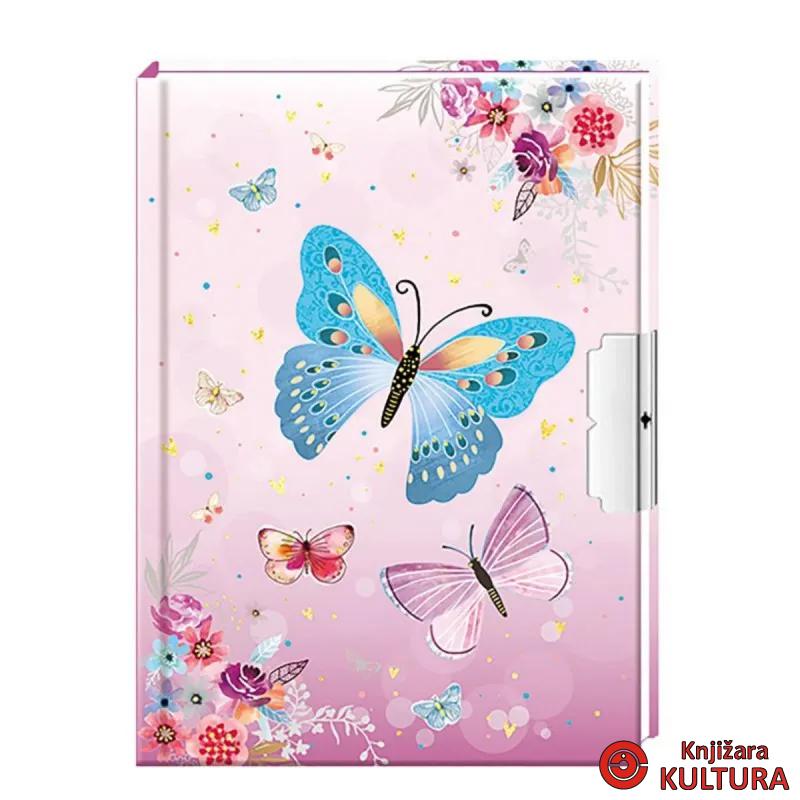 DNEVNIK SA KLJUČEM LEPTIR 09/70012 