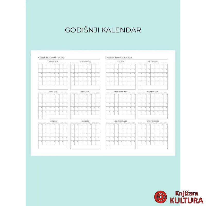 PLANER ROZE BIJELI MODA I TAKO TO 