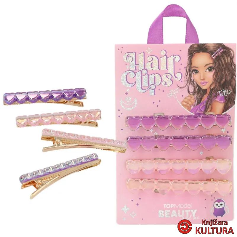 TOP MODEL SET UKOSNICA ZA KOSU U OBLIKU SRCA 