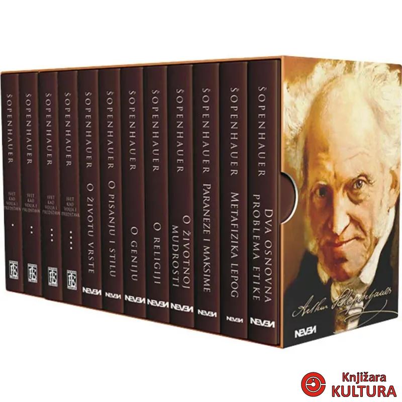 Komplet knjiga Artur Šopenhauer 1-12 